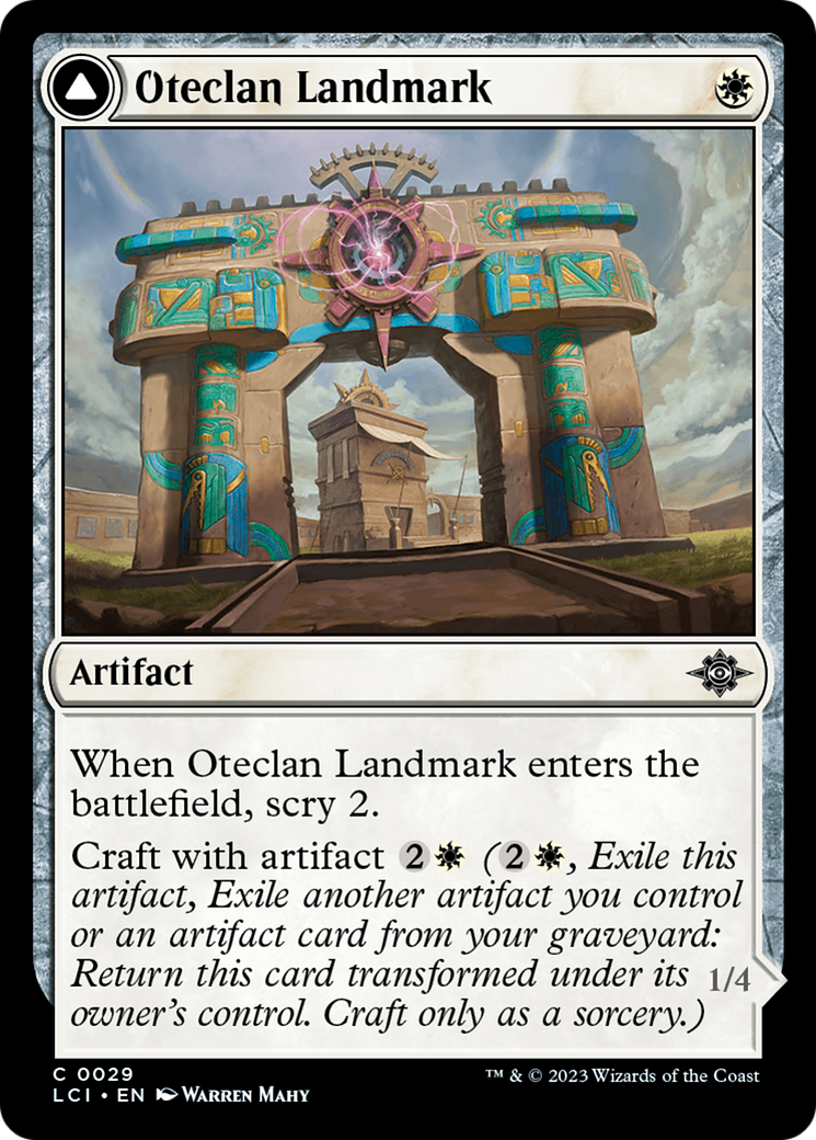 Oteclan Landmark // Oteclan Levitator (LCI-029) - The Lost Caverns of Ixalan Foil