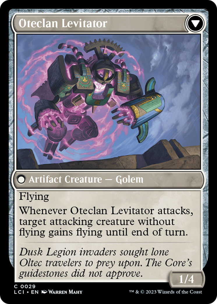 Oteclan Landmark // Oteclan Levitator (LCI-029) - The Lost Caverns of Ixalan