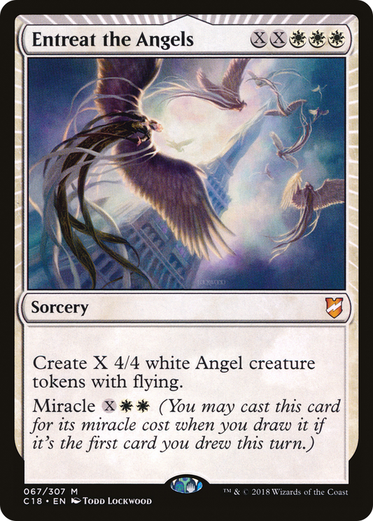 Entreat the Angels (C18-067) - Commander 2018: (miracle)