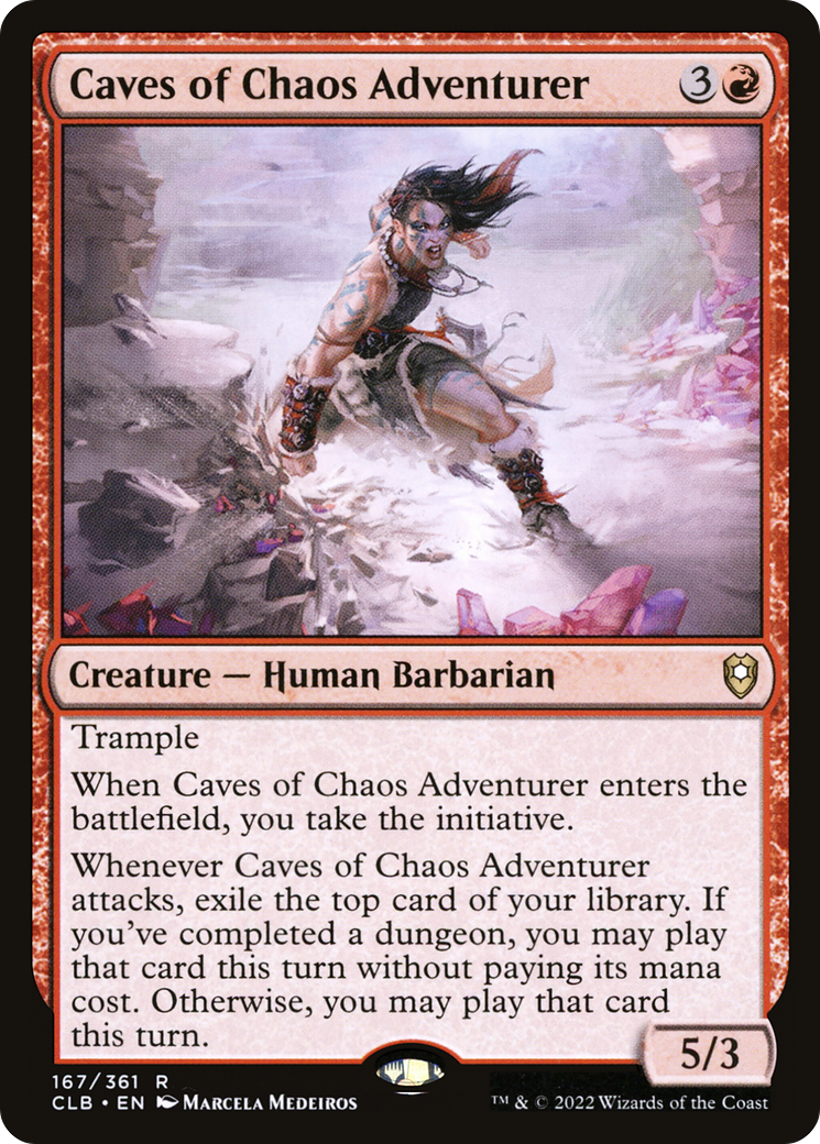 Caves of Chaos Adventurer (CLB-167) - Commander Legends: Battle for Baldur's Gate