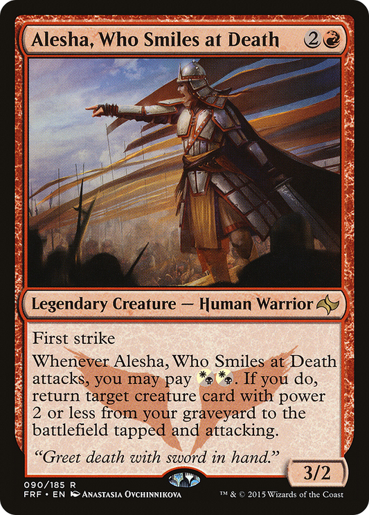 Alesha, Who Smiles at Death (FRF-090) - Fate Reforged