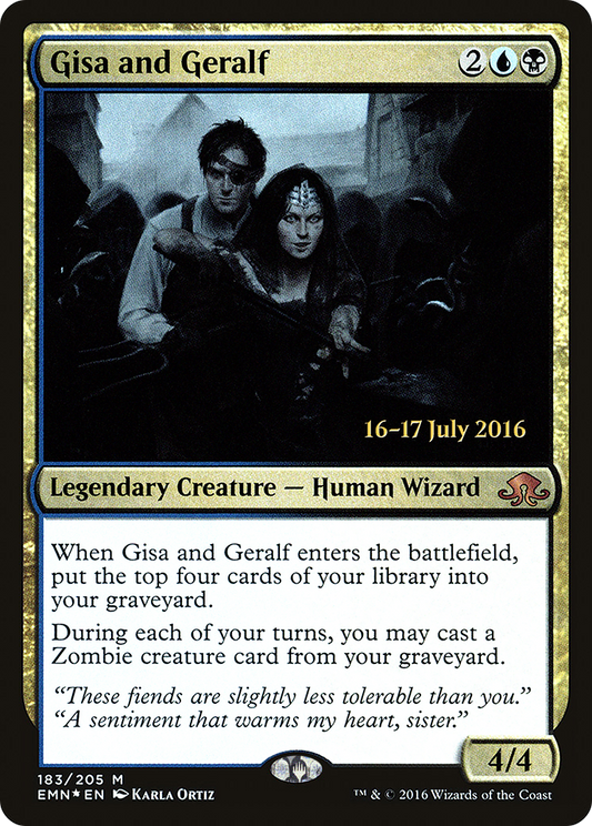 Gisa and Geralf (PEMN-183S) - Eldritch Moon Promos Foil