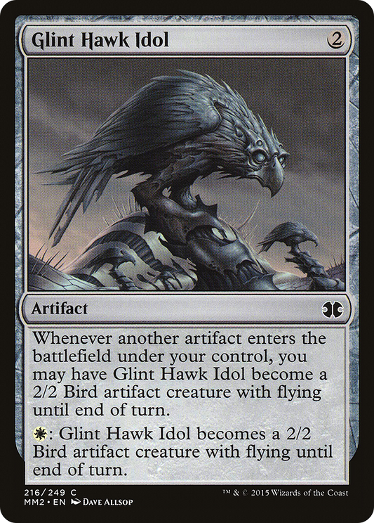 Glint Hawk Idol (MM2-216) - Modern Masters 2015 Foil