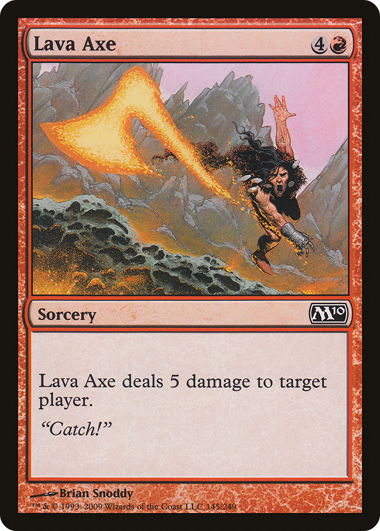 Lava Axe (M10-145) - Magic 2010 Foil