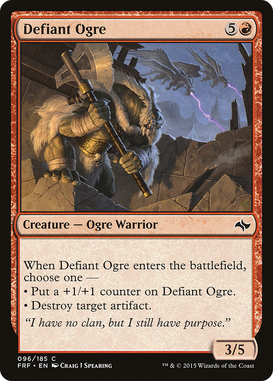 Defiant Ogre (FRF-096) - Fate Reforged