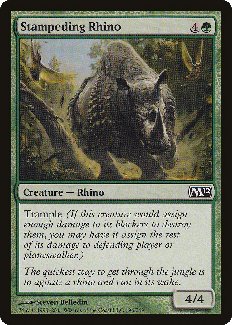 Stampeding Rhino (M12-196) - Magic 2012