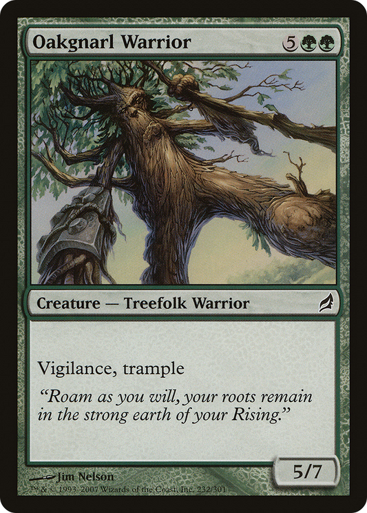 Oakgnarl Warrior (LRW-232) - Lorwyn Foil