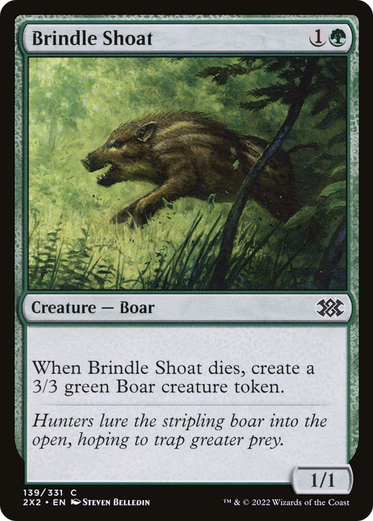 Brindle Shoat (2X2-139) - Double Masters 2022 Foil