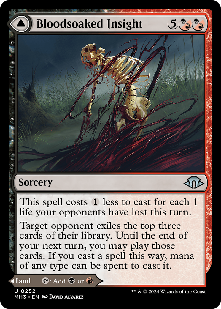 Bloodsoaked Insight (MH3-252) - Modern Horizons 3