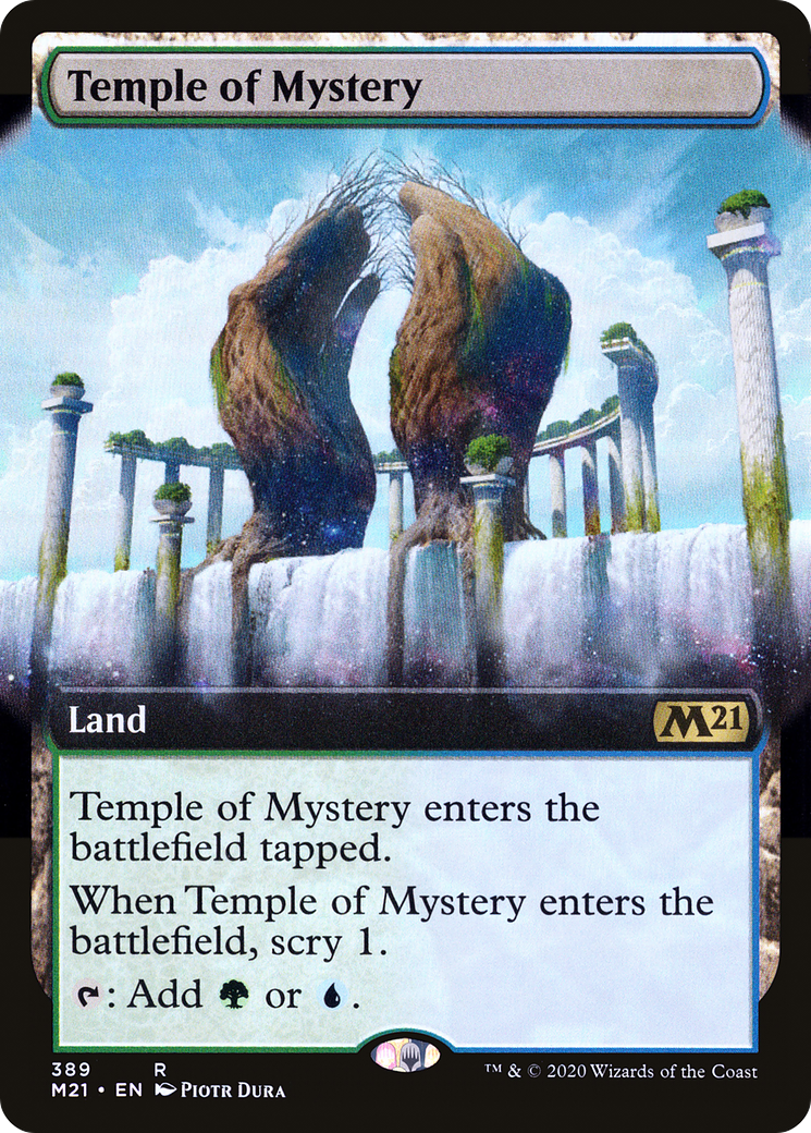 Temple of Mystery (M21-389) - Core Set 2021: (Extended Art)