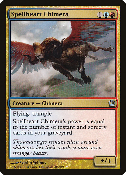 Spellheart Chimera (THS-204) - Theros Foil