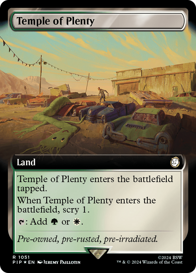 Temple of Plenty (PIP-1051) - Fallout: (Extended Art) Foil