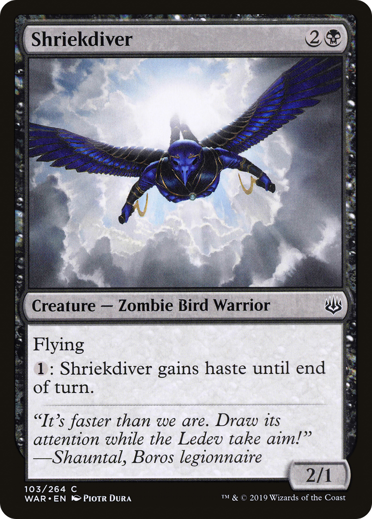 Shriekdiver (WAR-103) - War of the Spark Foil