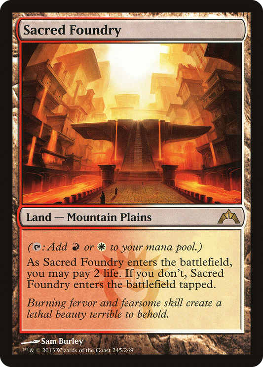 Sacred Foundry (GTC-245) - Gatecrash Foil