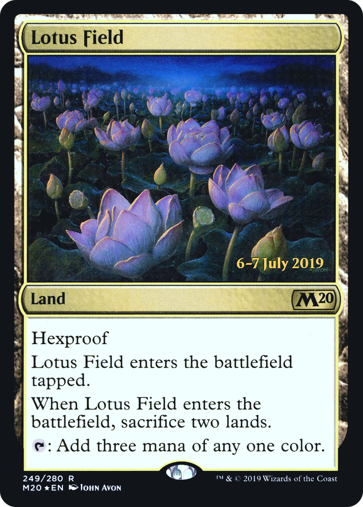 Lotus Field (PM20-249S) - Core Set 2020 Promos Foil