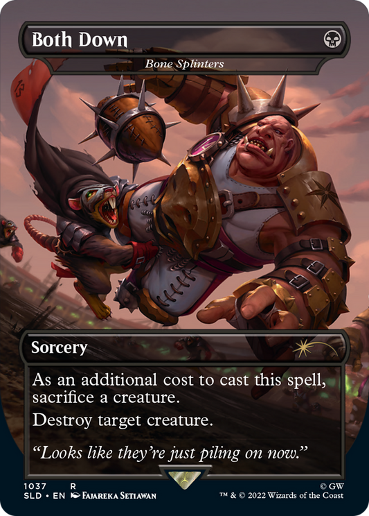 Bone Splinters (SLD-1037) - Secret Lair Drop / Both Down Foil