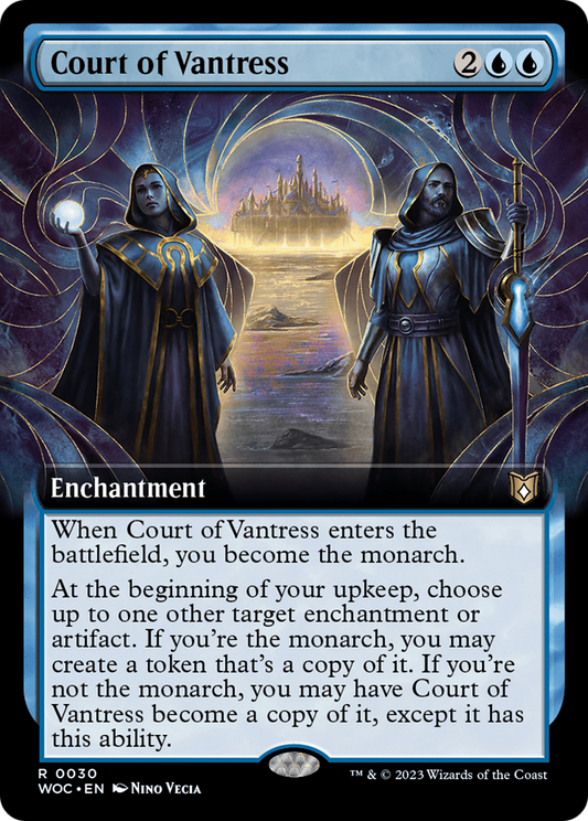 Court of Vantress (WOC-030) - Wilds of Eldraine Commander: (Extended Art) Foil