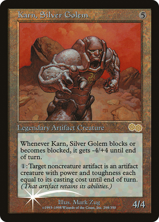 Karn, Silver Golem (PAL99-008) - Arena League 1999 Foil