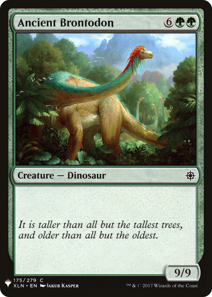 Ancient Brontodon (PLST-XLN-175) - The List