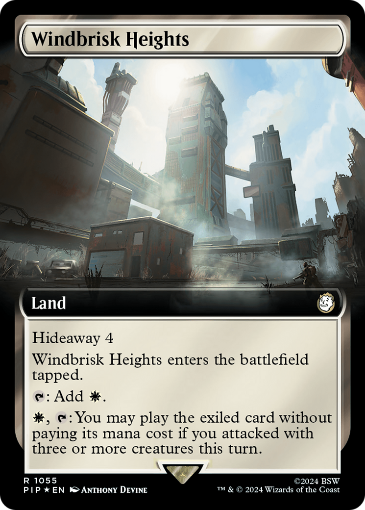 Windbrisk Heights (PIP-1055) - Fallout: (Extended Art) Foil