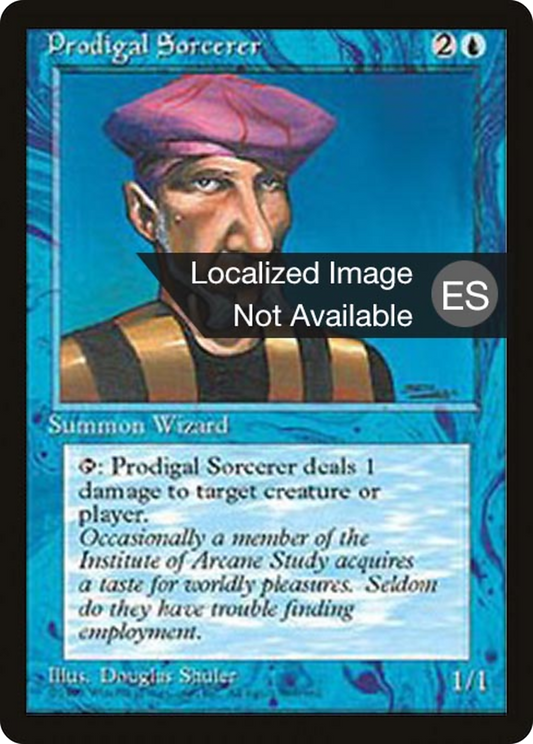 Prodigal Sorcerer (4BB-094) - Fourth Edition Foreign Black Border