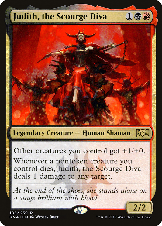 Judith, the Scourge Diva (RNA-185) - Ravnica Allegiance Foil