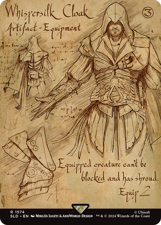 Whispersilk Cloak (SLD-1574) - Secret Lair Drop