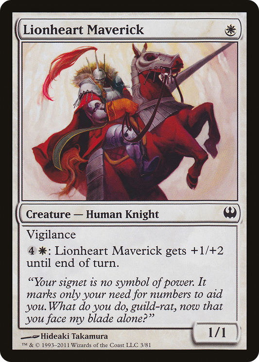 Lionheart Maverick (DDG-003) - Duel Decks: Knights vs. Dragons