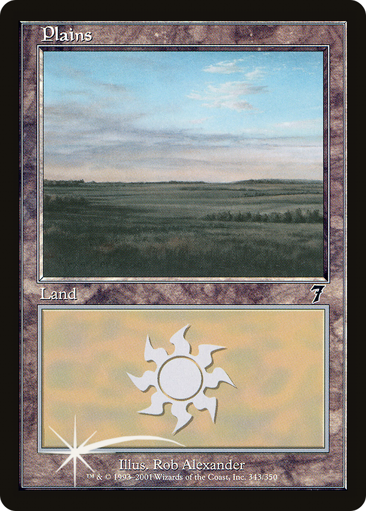Plains (7ED-343★) - Seventh Edition Foil