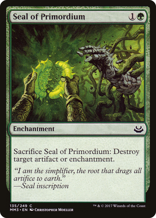 Seal of Primordium (MM3-135) - Modern Masters 2017