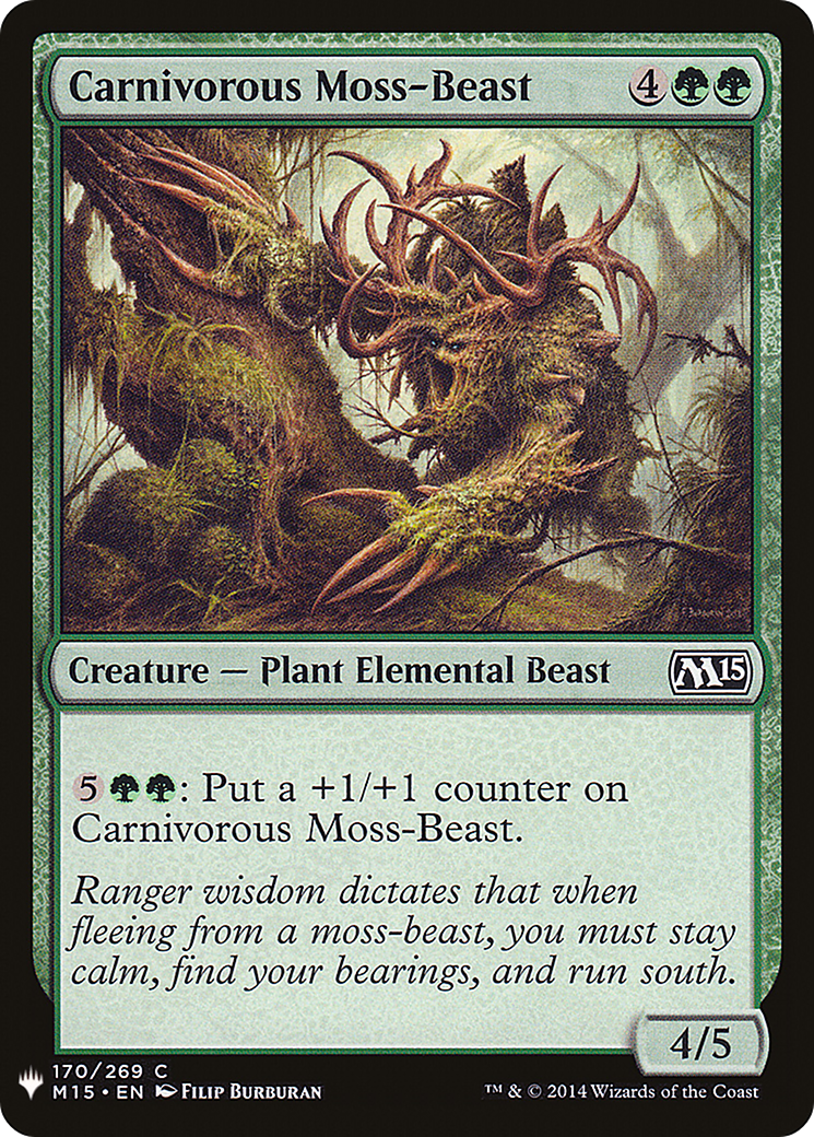 Carnivorous Moss-Beast (PLST-M15-170) - The List