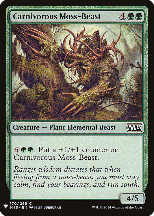 Carnivorous Moss-Beast (PLST-M15-170) - The List