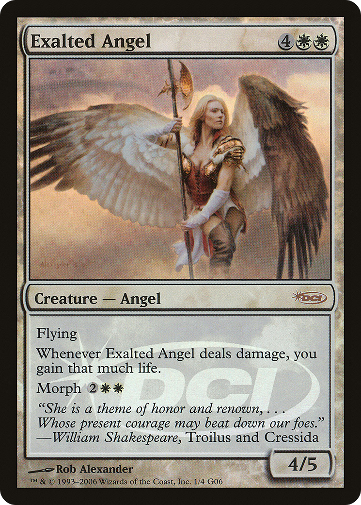 Exalted Angel (G06-001) - Judge Gift Cards 2006 Foil