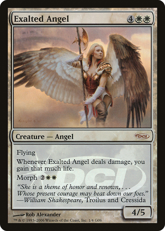 Exalted Angel (G06-001) - Judge Gift Cards 2006 Foil