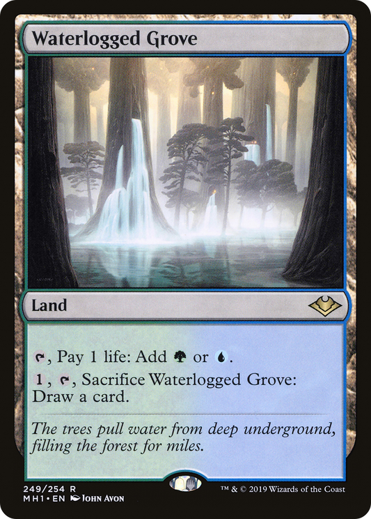 Waterlogged Grove (MH1-249) - Modern Horizons Foil