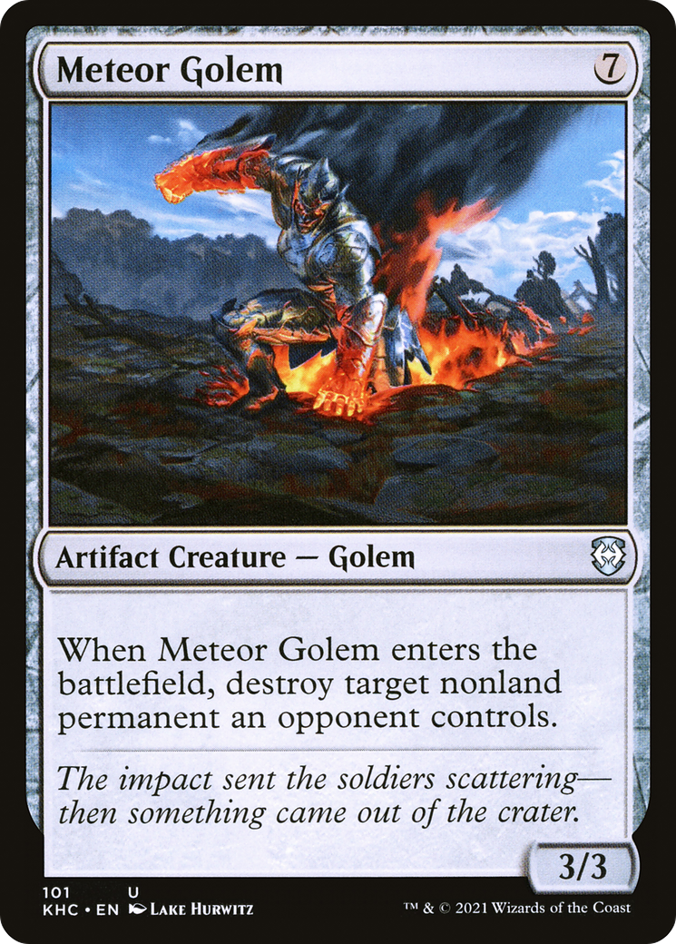 Meteor Golem (KHC-101) - Kaldheim Commander