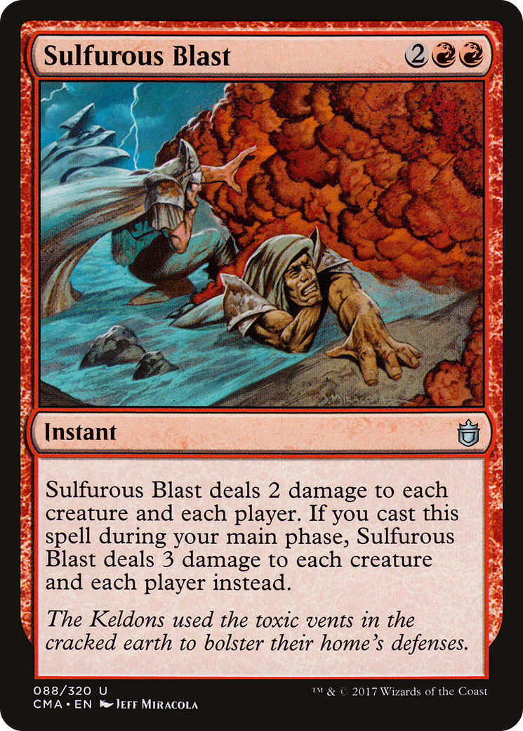 Sulfurous Blast (CMA-088) - Commander Anthology