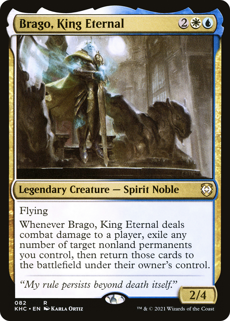 Brago, King Eternal (KHC-082) - Kaldheim Commander