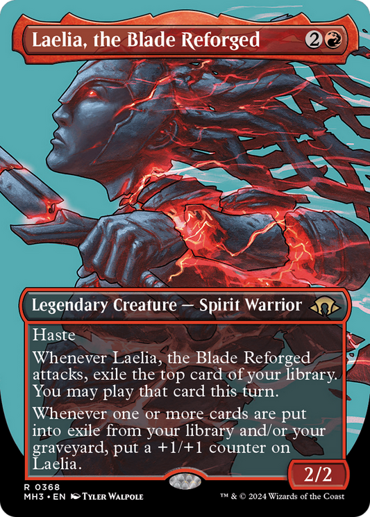 Laelia, the Blade Reforged (MH3-368) - Modern Horizons 3 (Borderless) Foil