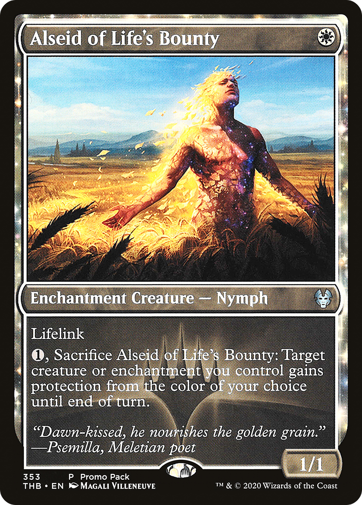 Alseid of Life's Bounty (PPTHB-353) - Theros Beyond Death (Promo Pack)