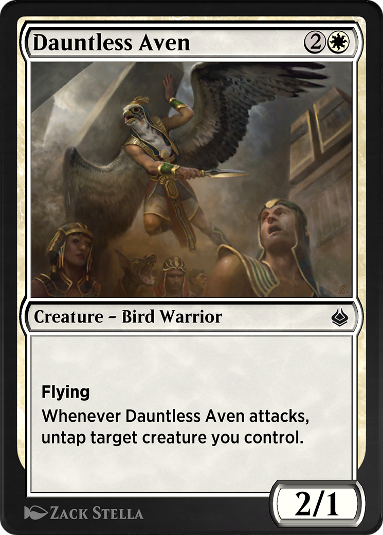 Dauntless Aven (AKR-012) - Amonkhet Remastered