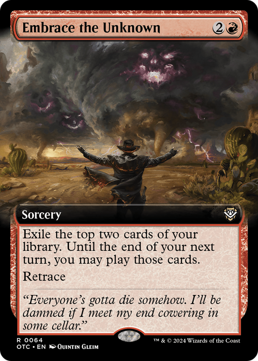 Embrace the Unknown (OTC-064) - Outlaws of Thunder Junction Commander: (Extended Art)