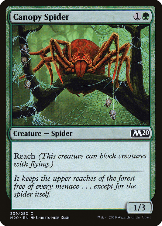 Canopy Spider (M20-339) - Core Set 2020