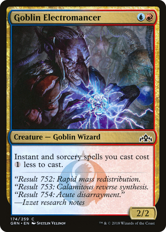 Goblin Electromancer (GRN-174) - Guilds of Ravnica