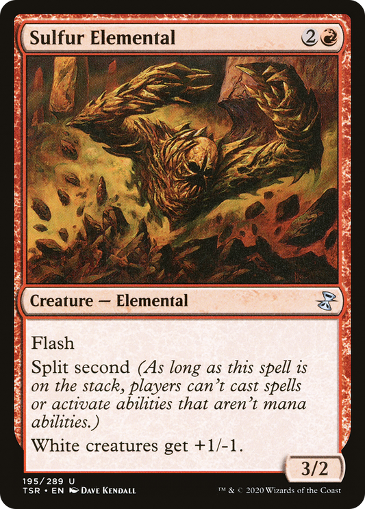 Sulfur Elemental (TSR-195) - Time Spiral Remastered Foil