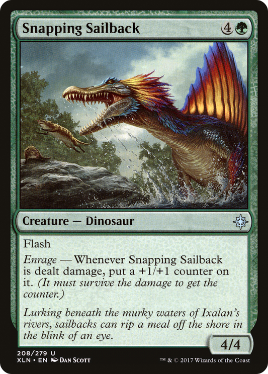 Snapping Sailback (XLN-208) - Ixalan Foil