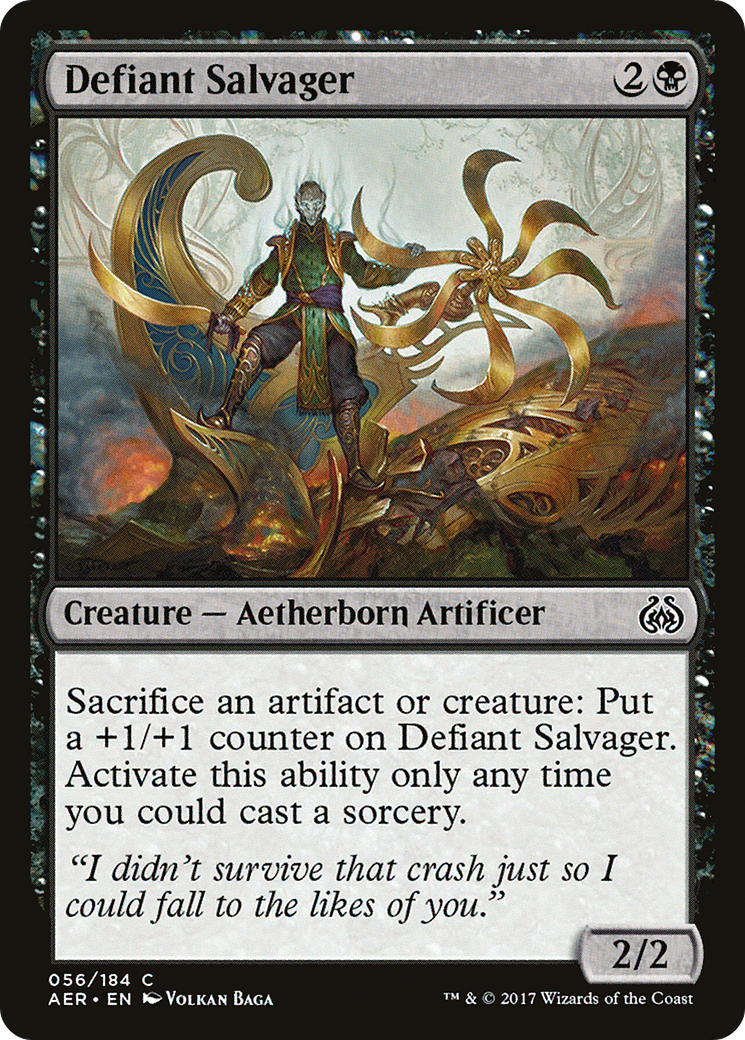 Defiant Salvager (AER-056) - Aether Revolt Foil