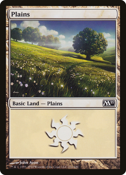 Plains (M11-231) - Magic 2011 Foil