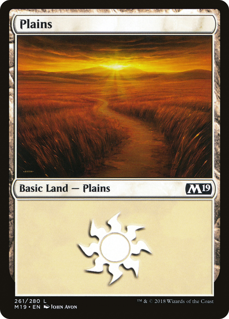 Plains (M19-261) - Core Set 2019