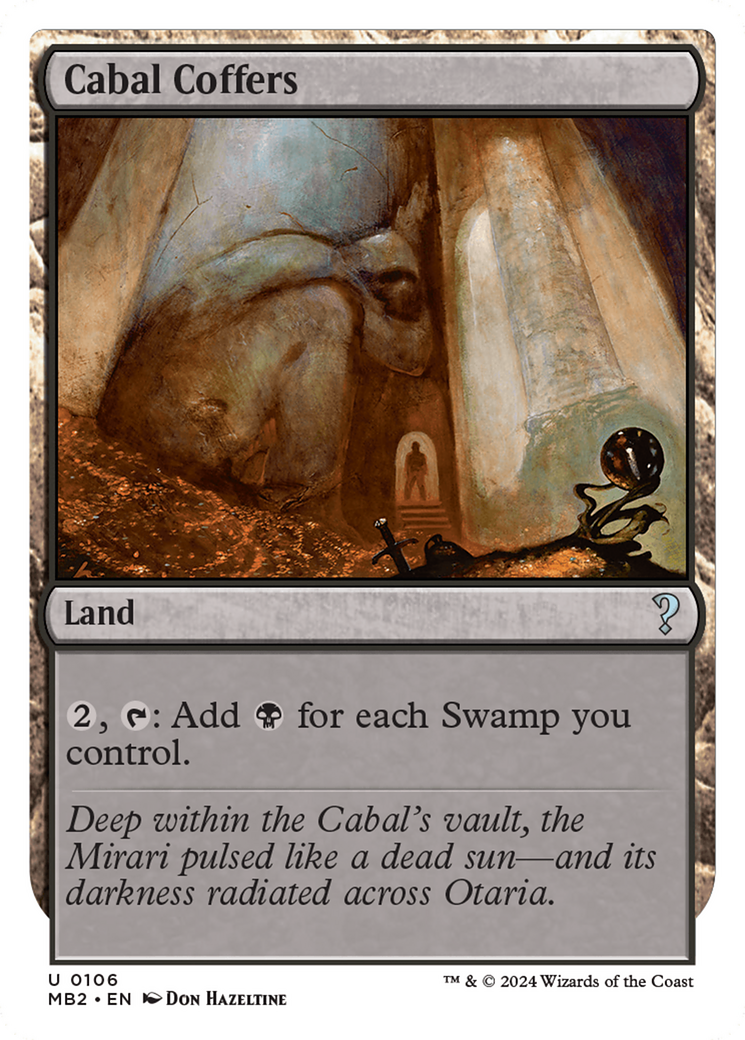 Cabal Coffers (MB2-106) - Mystery Booster 2